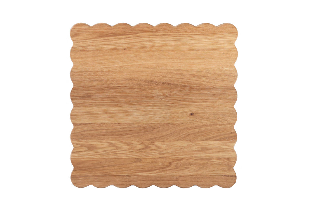 Square Scalloped Cutting Board, Large