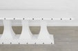 etúHOME Camden Pedestal Rectangle Table, White 3