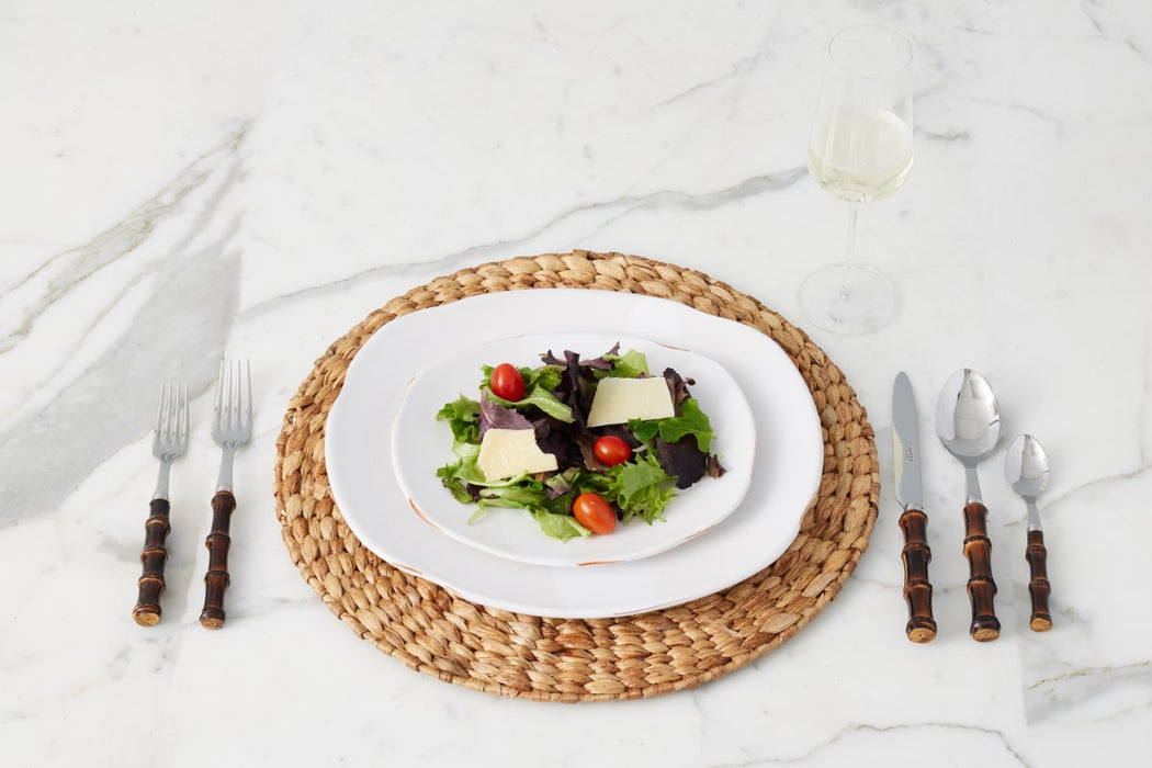Exposed Edge Organic Dinner Plate, Large