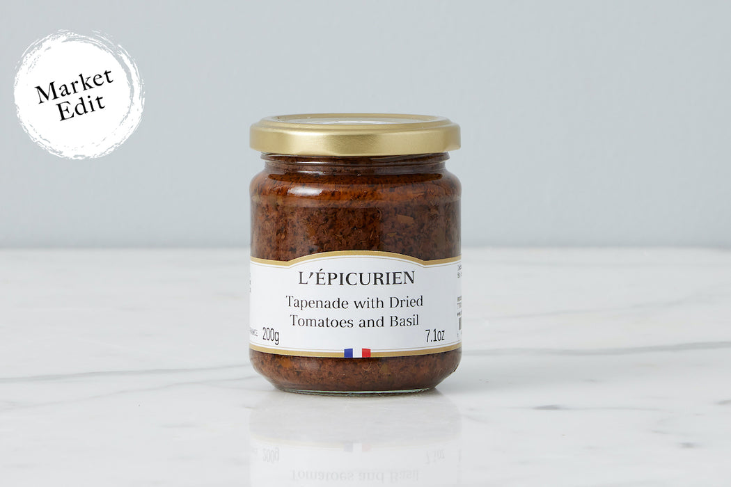 Black Olive Tapenade with Sundried Tomatoes and Basil