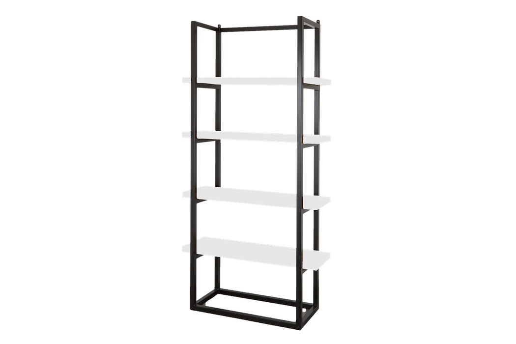 Black with White, Pantry Shelf Unit Tall