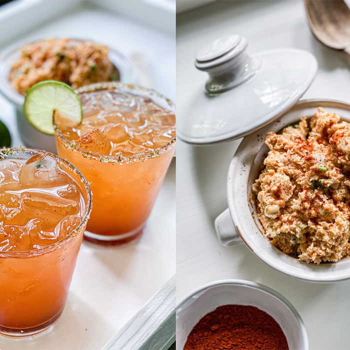 In The Kitchen: Mezcal Margarita and Spicy Cheddar Dip