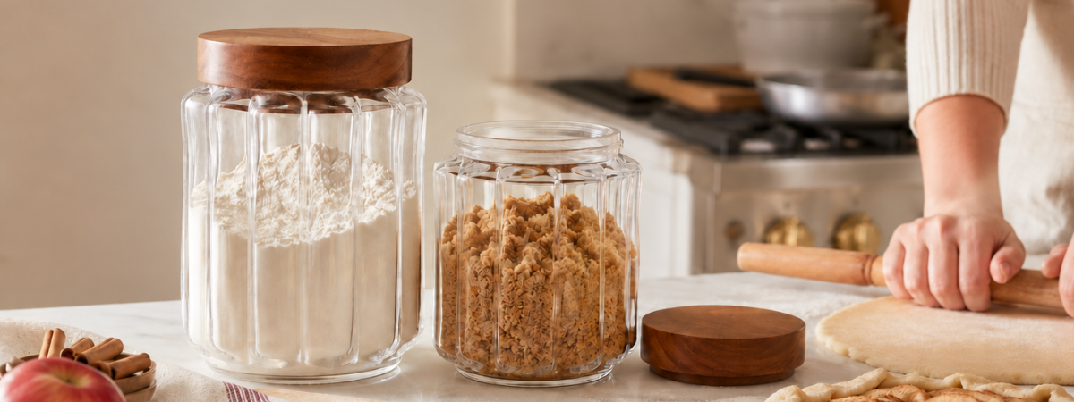 Glass Canisters and Jars