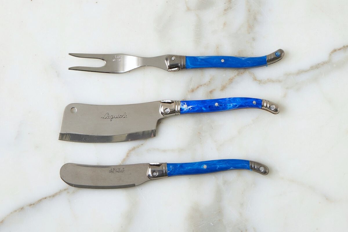 The Original French Laguiole Cheese Cleaver, Blue — etúHOME