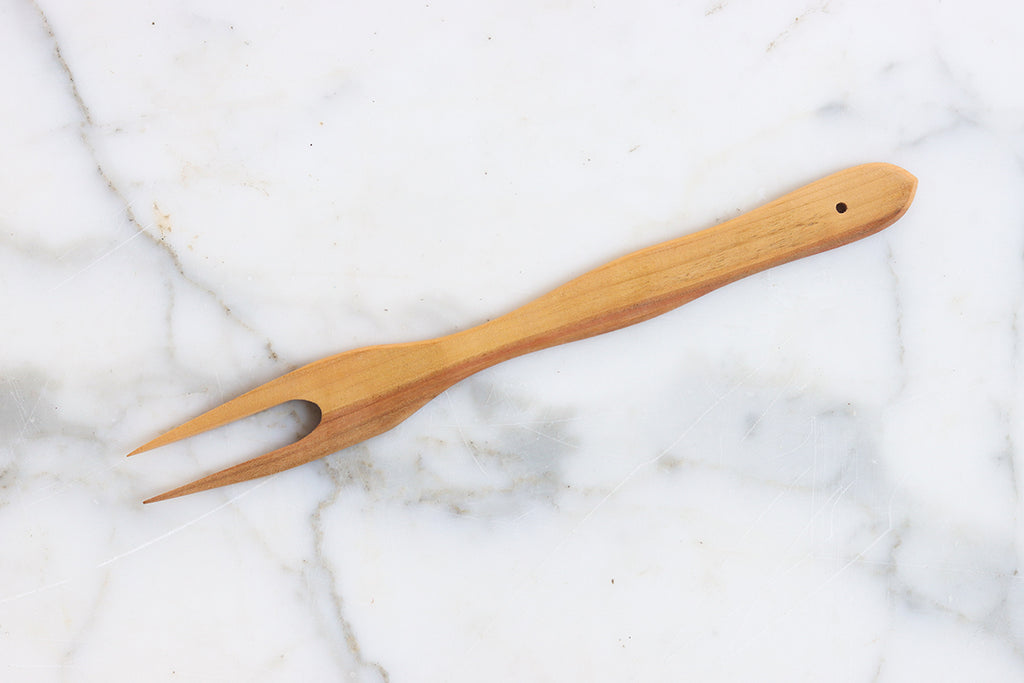 German 2 Prong Fork Cherrywood
