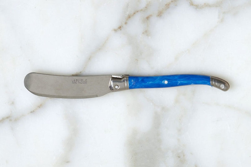 The Original French Laguiole Cheese Spreader, Blue