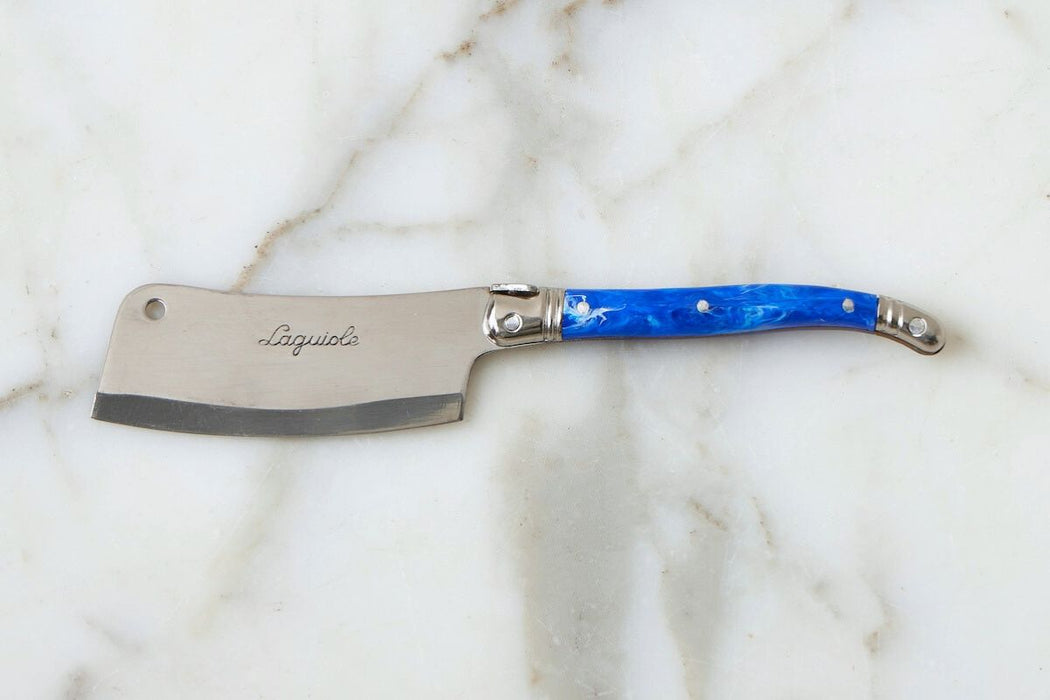 Laguiole Cheese Cleaver, Blue