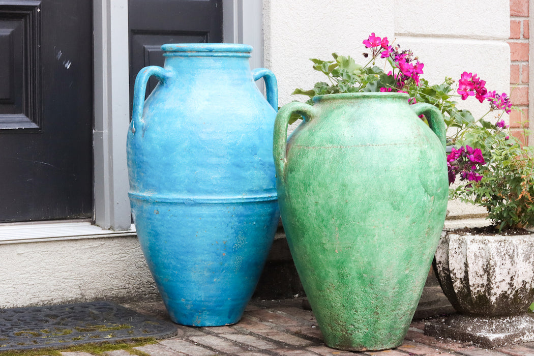 Extra Large Colored Found Amphora, Assorted