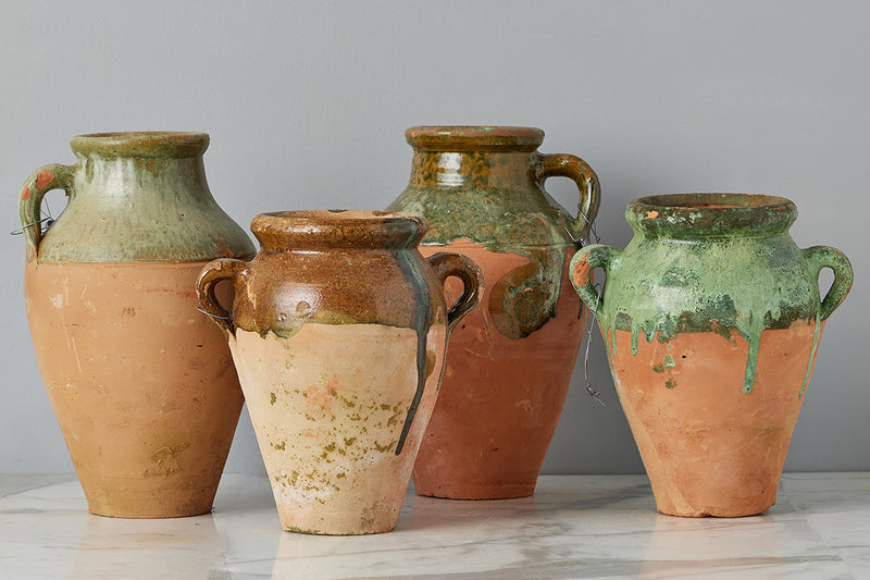 Large Terracotta Amphora, One Handle