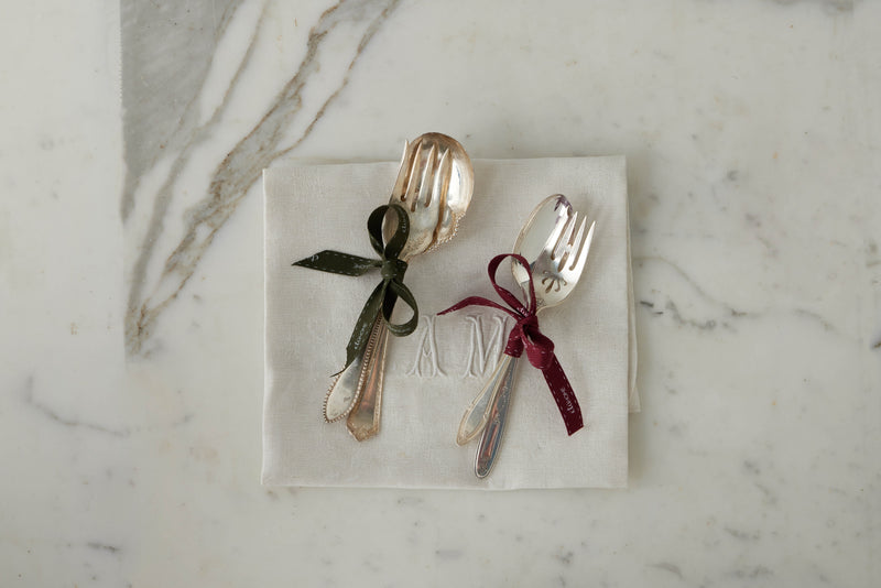 Found Serving Spoon & Fork Set