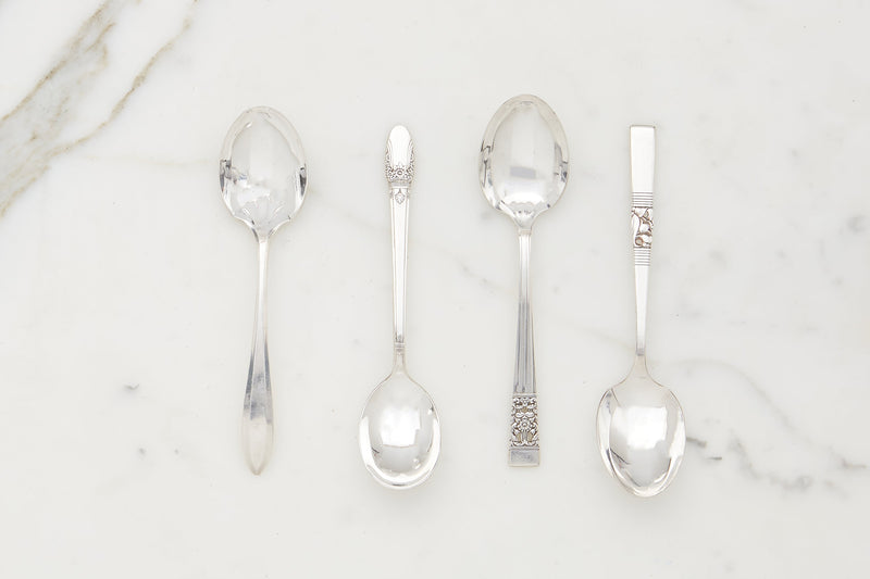 Found Sugar Spoon, set of 4