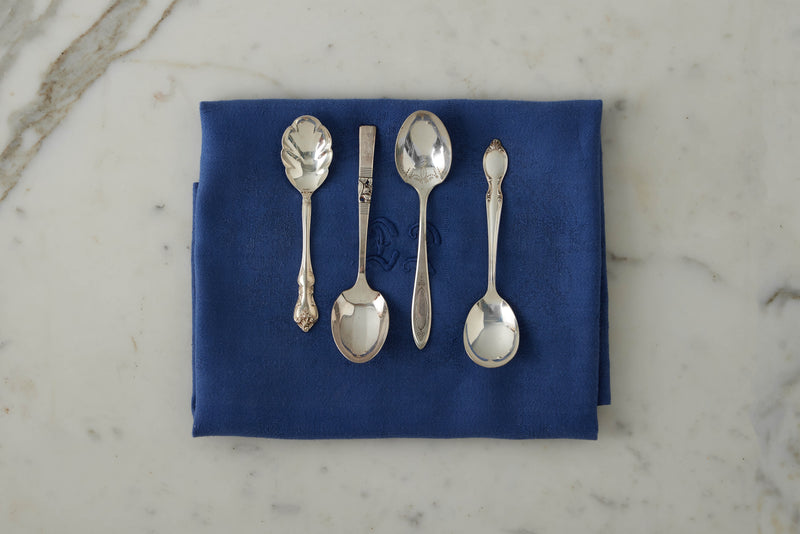 Found Sugar Spoon, set of 4