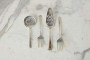 Found Silver Dessert Serving Set
