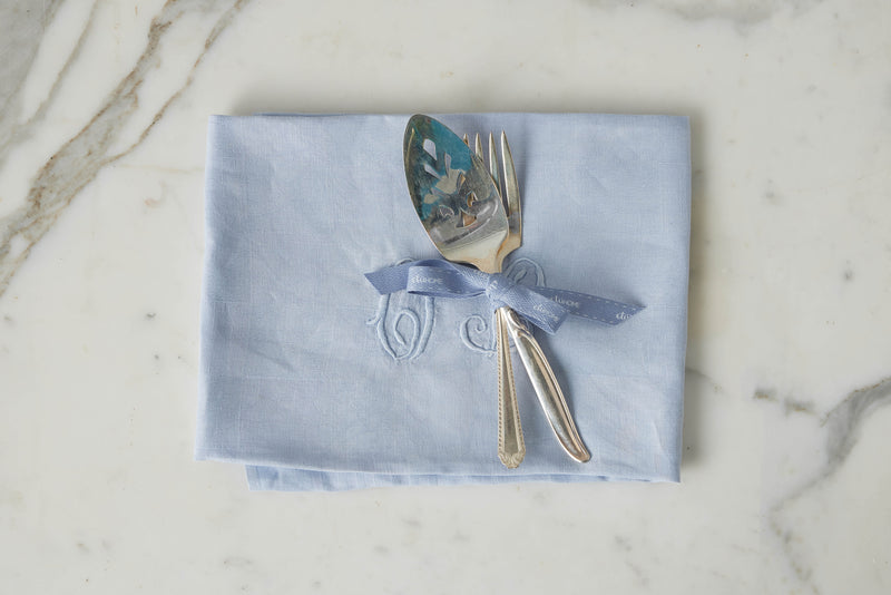 Found Silver Dessert Serving Set