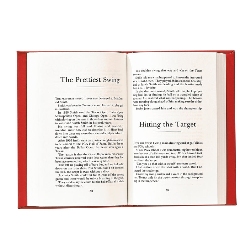 Harvey Penick's Little Red Book, Leather Cover Edition