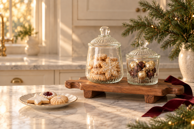 Bistro Glass Biscuit Jar