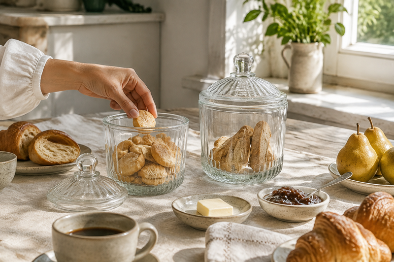 Bistro Glass Bon Bon Jar