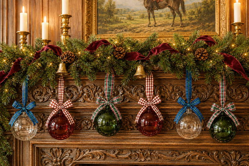 5" Glass Globe Ornaments