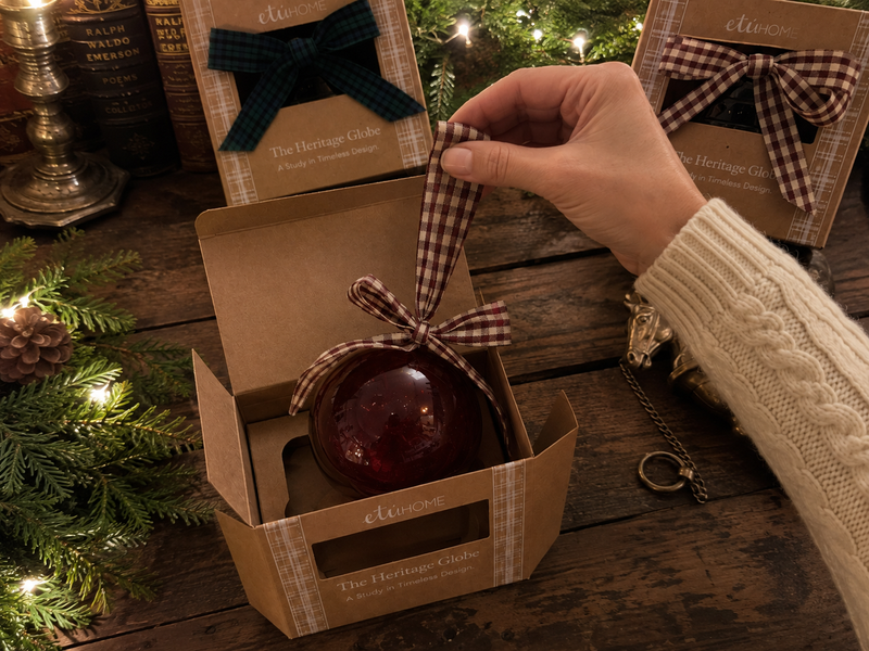 5" Glass Globe Ornaments