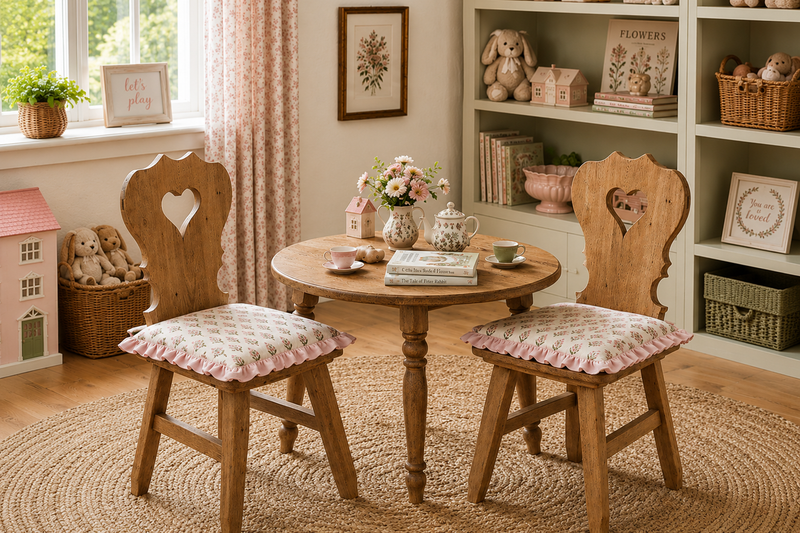 Tyrol Accent Chair, Natural Heart