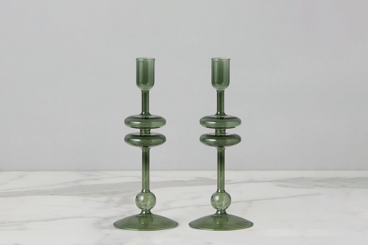 etúHOME Glass Candlestick - Thumbnail 3