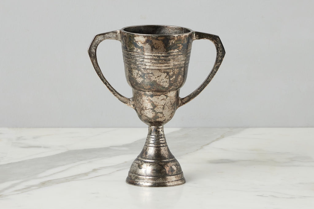 Vintage Trophy Cup Large Distressed