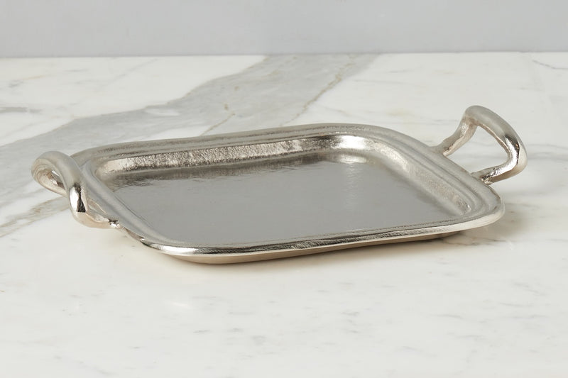 Vintage Metal Hotel Tray, Medium