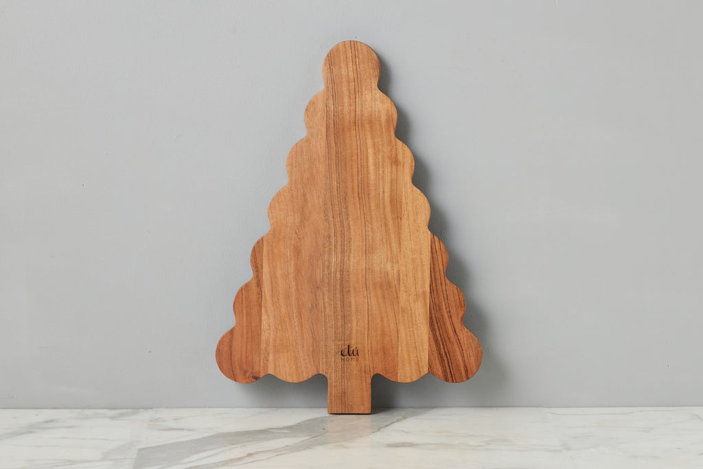 Scalloped Tree Cutting Board Large
