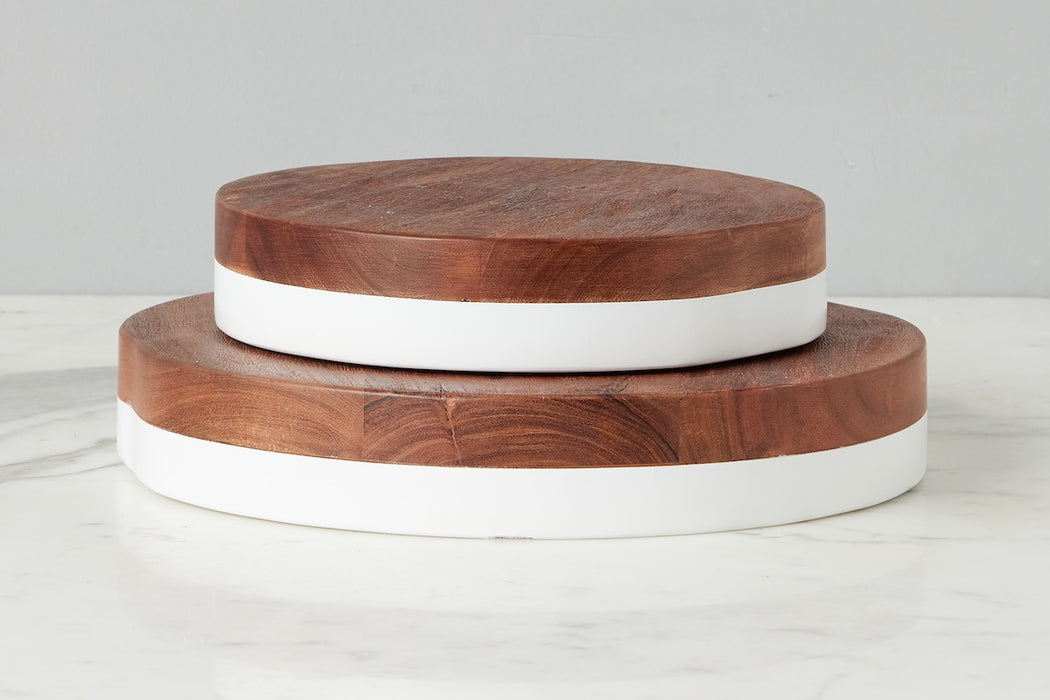 Medium White Mod Block