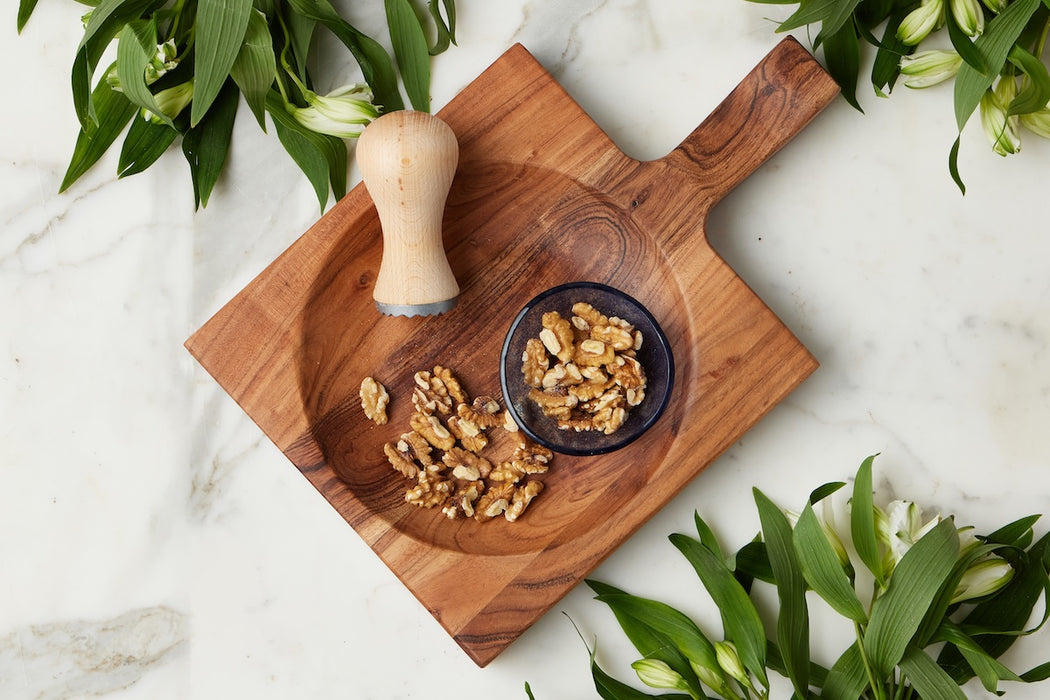 Mediterranean Nut & Seed Crusher, Beechwood