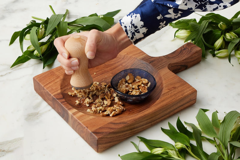 Mediterranean Nut & Seed Crusher, Beechwood