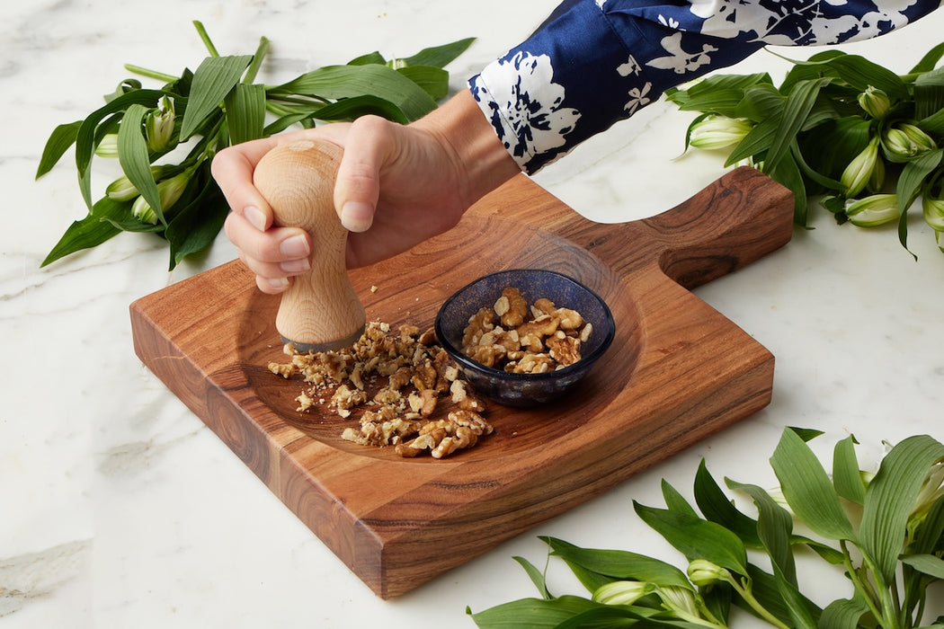 Mediterranean Nut & Seed Crusher, Beechwood