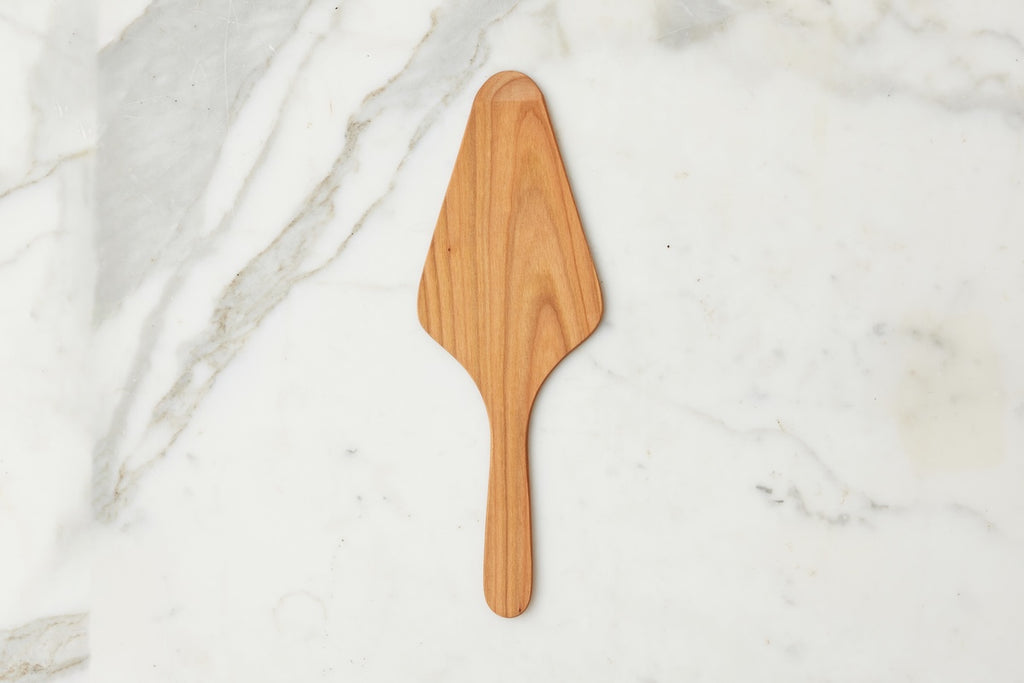 Italian Pizza Pie Server Cherrywood