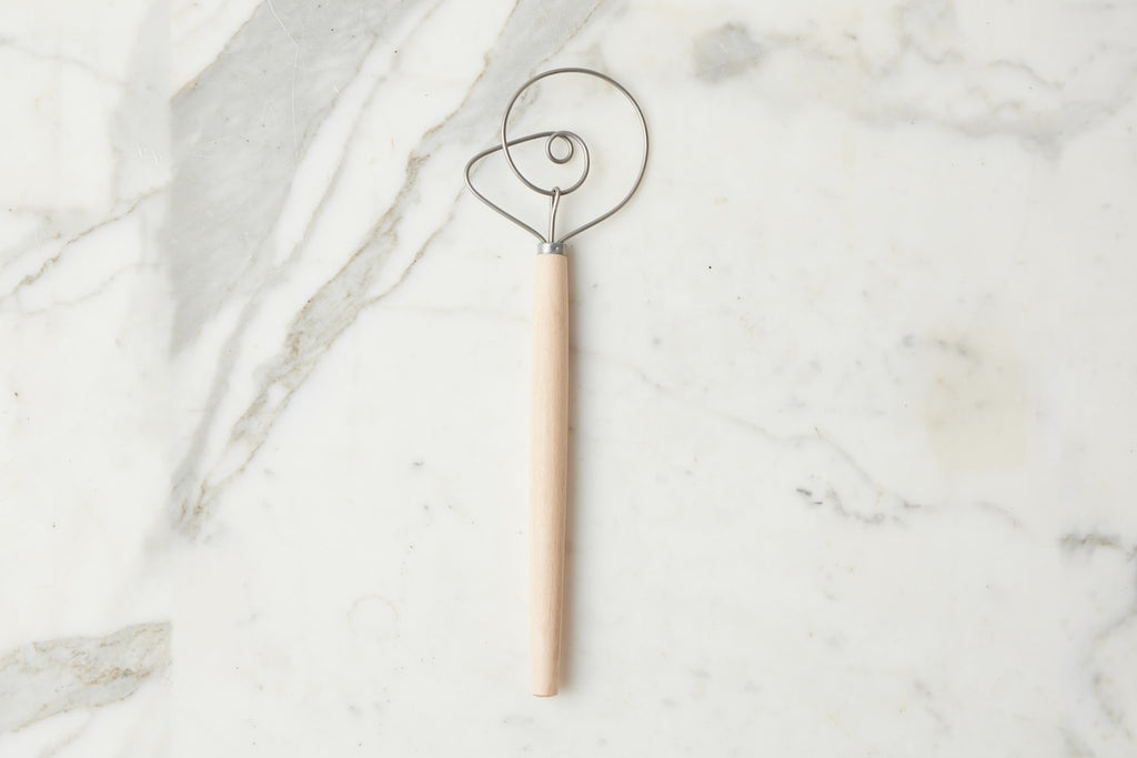 Danish Dough Whisk Beechwood
