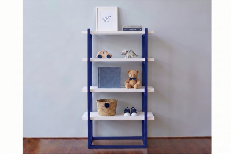 Navy with White, Pantry Shelf Unit