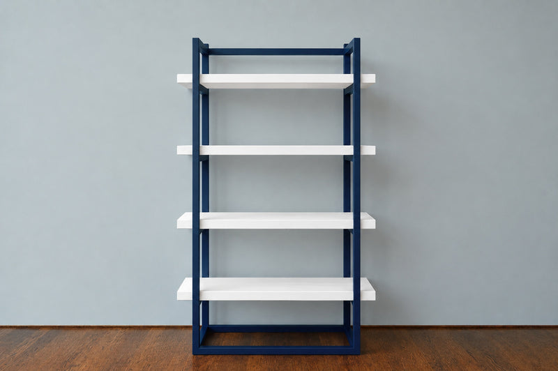 Navy with White, Pantry Shelf Unit