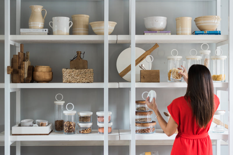 Black with Black, Pantry Shelf Unit