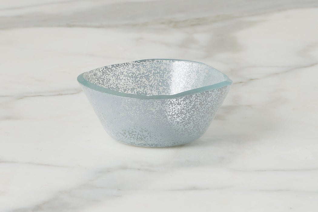 Glass Dipping Bowl, Grey