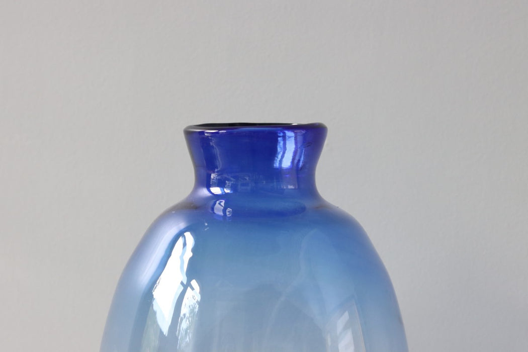 Blue Artisanal Vase, Large