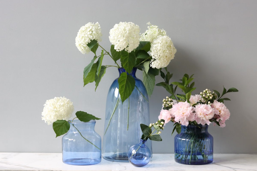 Blue Artisanal Vase, Large