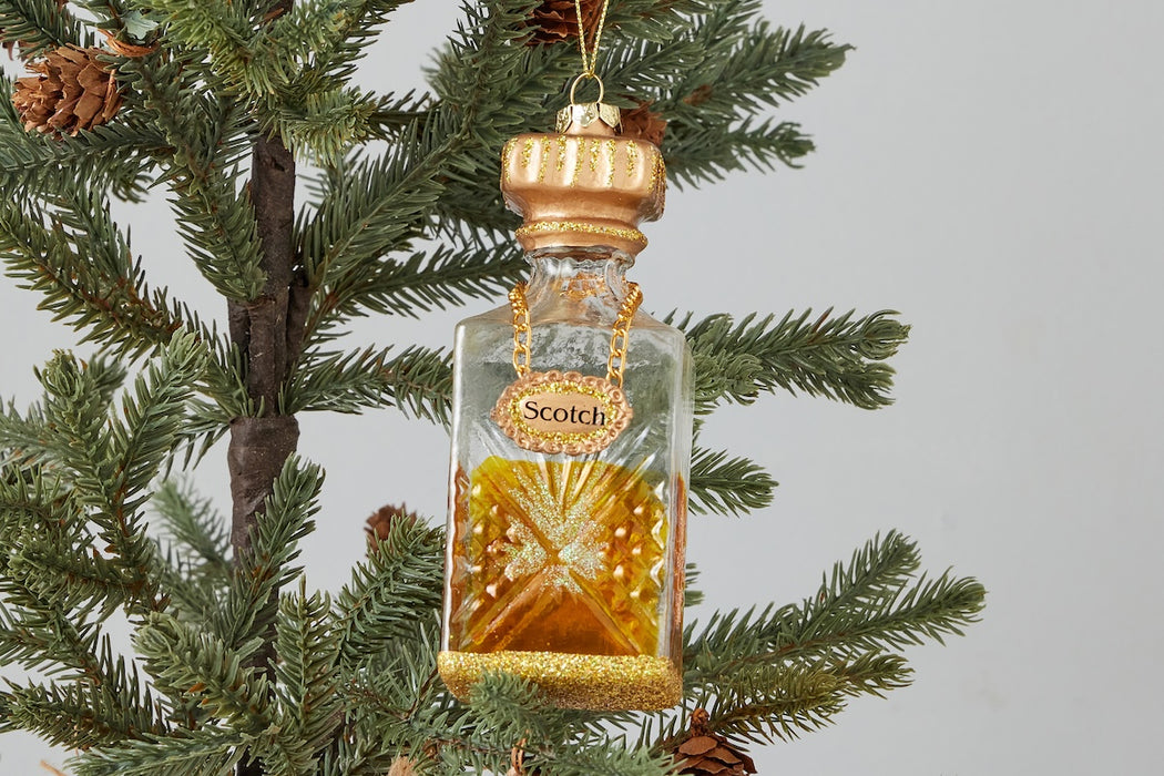 Glass Christmas Ornament, Scotch