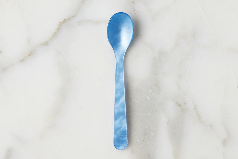 Acrylic Dipping Spoon, Blue, Set of 4