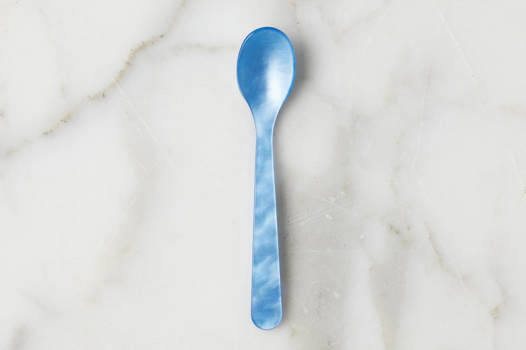 Acrylic Dipping Spoon, Blue, Set of 4