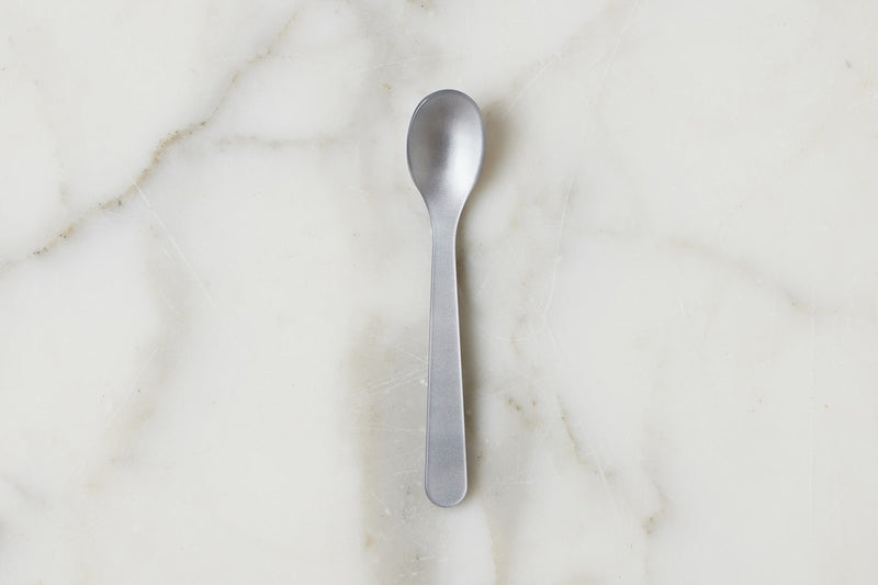 Acrylic Dipping Spoon, Silver, Set of 4