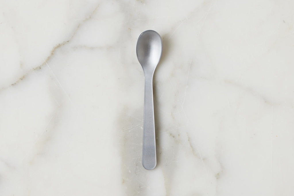 Acrylic Dipping Spoon Silver Set 4