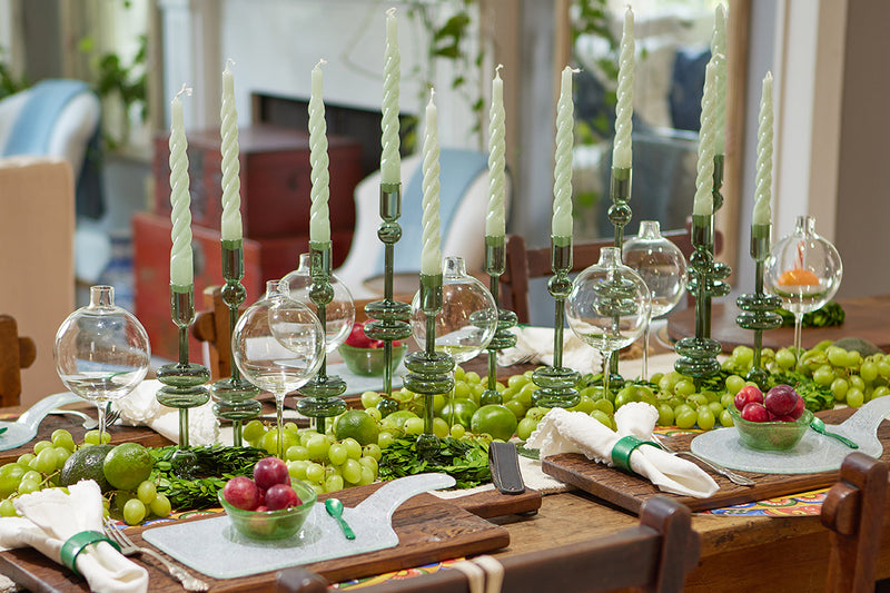 Clear Wine Glass Vase, Medium