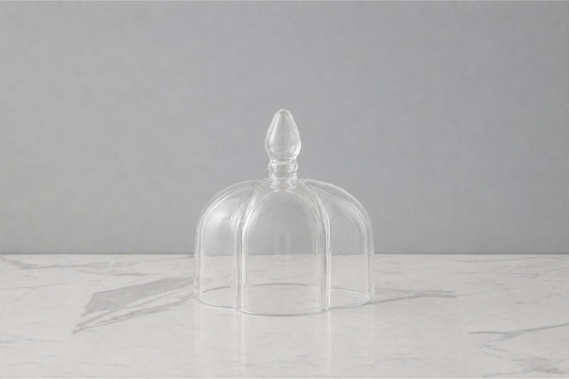 Glass Quatrefoil Dome