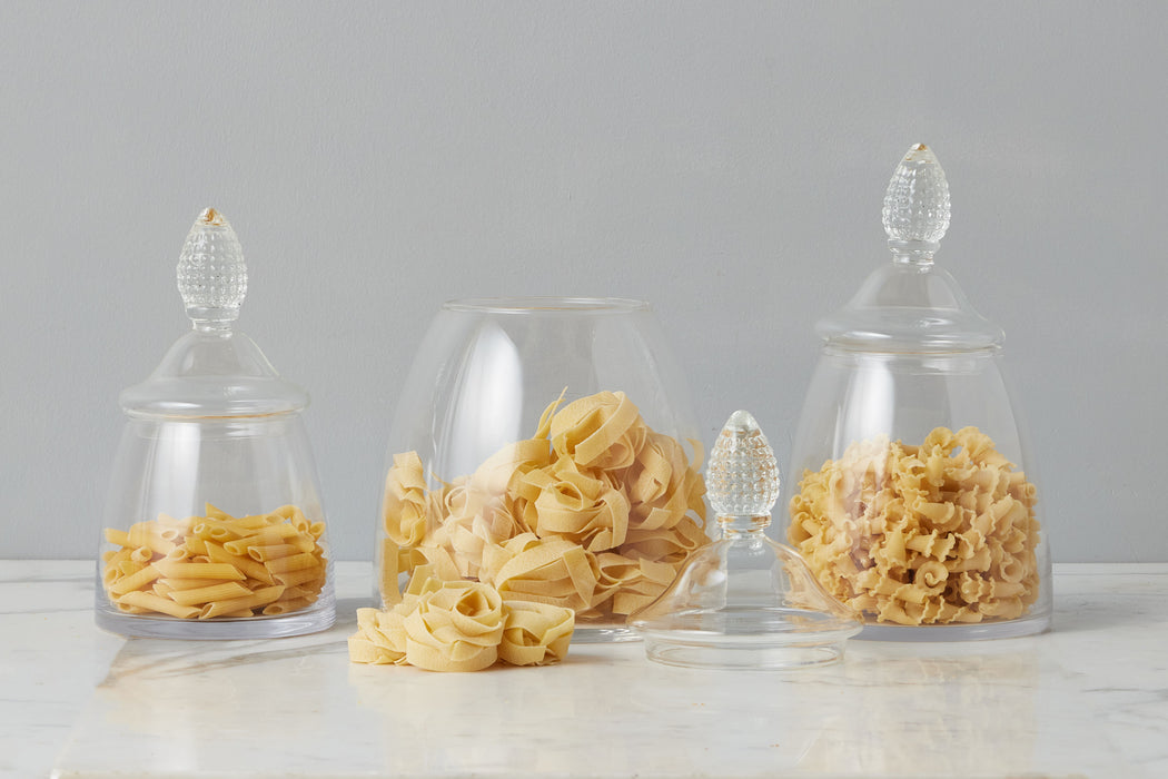 GMC601AAC9 etuhome Glass Teardrop Jar Lid Small