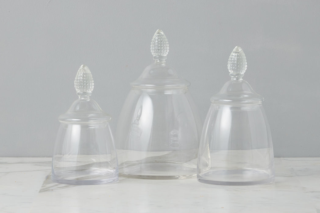 GMC601AC9 etuhome Glass Teardrop Jar Lid Medium