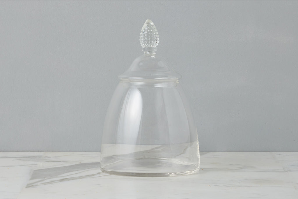 etúHOME Glass Teardrop Jar with Lid